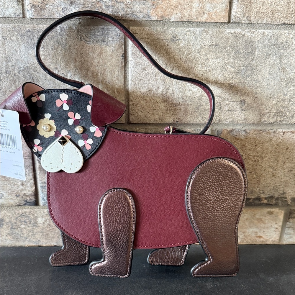 Kate Spade Floral Pup Crossbody Bag